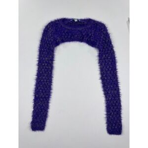 Urban Outfitters Purple Fuzzy Scarf Shawl Long Sleeve‎ Knit
